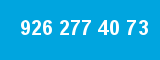 926 277 40 73